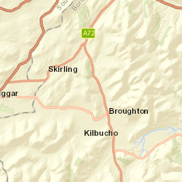 Edinburgh Road, Biggar, South Lanarkshire Street Map