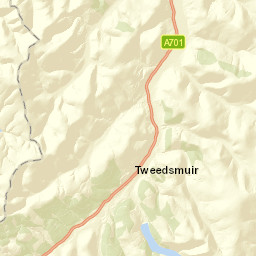 A701, Biggar, Scottish Borders ML12, UK Street Map