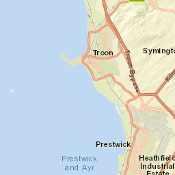 Younger Drive, Prestwick, South Ayrshire Street Map
