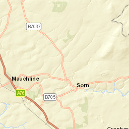 B743, Mauchline, East Ayrshire KA5, UK Street Map