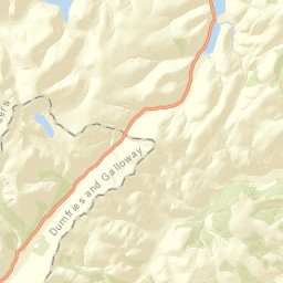 A708, Selkirk, Scottish Borders TD7, UK Street Map