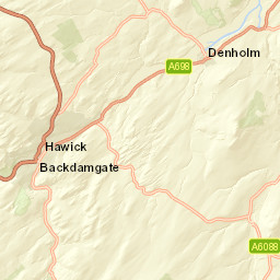 B6358, Jedburgh, Scottish Borders TD8 6SZ Street Map