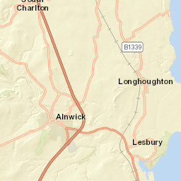 Rennington, Alnwick, Northumberland NE66, UK Street Map