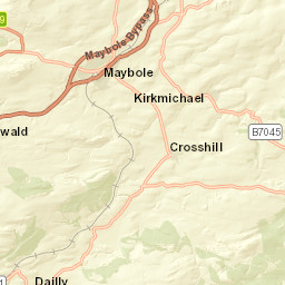 79 Patna Road, Kirkmichael, South Ayrshire Street Map
