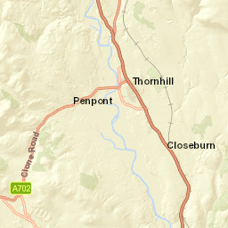 125 Drumlanrig Street, Thornhill, Dumfries and Galloway Street Map