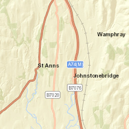 1 Hillhouse, Wamphray, Moffat, Dumfries and Galloway Street Map