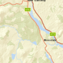 A762, Castle Douglas, Dumfries and Galloway Street Map
