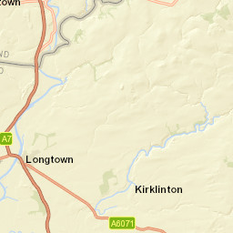 A7, Canonbie, Dumfries and Galloway DG14 Street Map