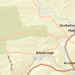 B6318, Hexham, Northumberland NE46, UK Street Map