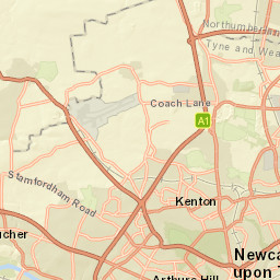 Kingston Park Rd, Newcastle Upon Tyne, Tyne and Wear NE3, UK Street Map