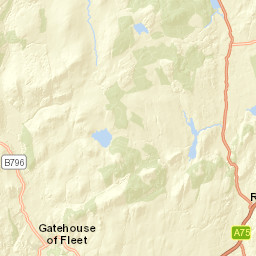 79A High Street, Gatehouse of Fleet, Castle Douglas Street Map