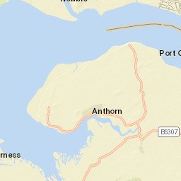 Bowness-on-Solway, o/s Kings Arms (Unmarked), Wigton, Cumbria Street Map