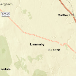 Salter Lonning, Wigton, Cumbria CA7 8HS Street Map