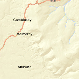 A686, Cumbria, UK Street Map
