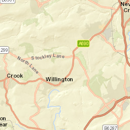 Wolsingham Rd, Crook, County Durham DL15, UK Street Map