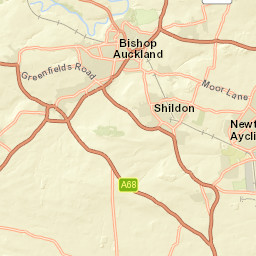 Hulam Lane, Darlington, County Durham Street Map