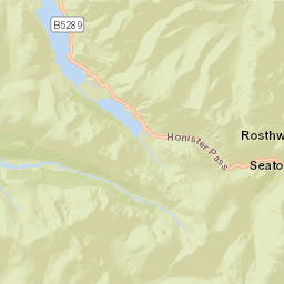 B5289, Lake District National Park, Cockermouth Street Map