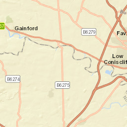 A1(M), Richmond, North Yorkshire DL10, UK Street Map