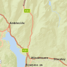 1-2 Rydal Road, Lake District National Park Street Map