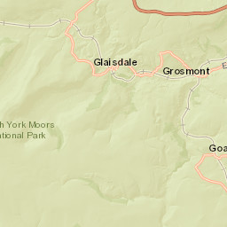 North York Moors National Park, The Mill Green Way, Whitby, N Street Map
