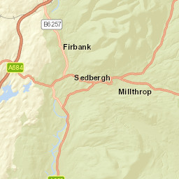 B6257, Kendal, Cumbria LA8, UK Street Map