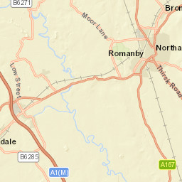 33 The Coppice, Northallerton, North Yorkshire Street Map