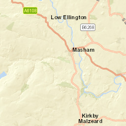 2 Church Street, Market Place, Masham, Ripon, North Yorkshire Street Map