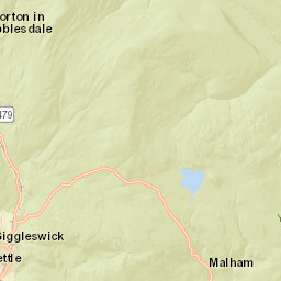 Pennine Way, Yorkshire Dales National Park Street Map
