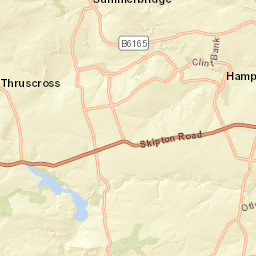 Pinfold Lane, Harrogate, North Yorkshire HG3, UK Street Map