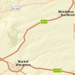 Park Road, Beverley, East Riding of Yorkshire Street Map