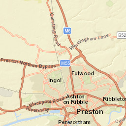 Whittingham Ln, Goosnargh, Lancashire PR3, UK Street Map