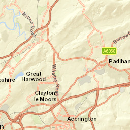 Blackburn Rd, Accrington, Lancashire BB5 1HF, UK Street Map