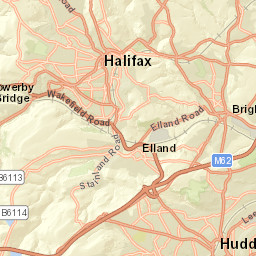 Lindley, Huddersfield, Kirklees HD3, UK Street Map