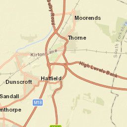 Moorends Rd, Moorends, South Yorkshire DN8, UK Street Map