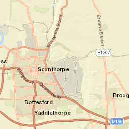 21 Beechway, Scunthorpe, North Lincolnshire Street Map