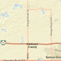 54023-54131 Alberta 779, Spruce Grove Street Map