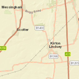 A15, Gainsborough, Lincolnshire DN21, UK Street Map