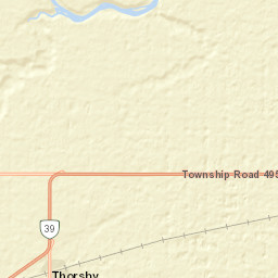 4909-4917 Hankin Street, Thorsby, AB Street Map