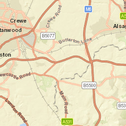 9 Main Rd, Wybunbury, Cheshire East CW5, UK Street Map