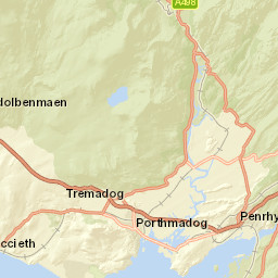 15 Cae Eithin, Penrhyndeudraeth, Gwynedd Street Map