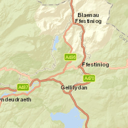 3 Glan Yr Afon Terrace, Snowdonia National Park, Tanygrisiau, Street Map