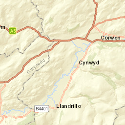 13 Maes Hyfryd, Cynwyd, Corwen, Denbighshire LL21 0HU, UK Street Map