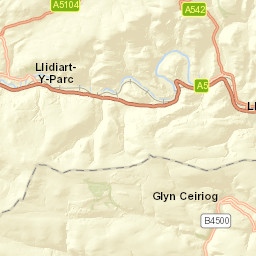 Wharf Hill, Llangollen, Denbighshire LL20 8UE Street Map