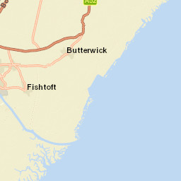 A52, Boston, Lincolnshire PE22, UK Street Map