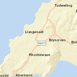 B4413, Pwllheli, Gwynedd LL53 8BE, UK Street Map