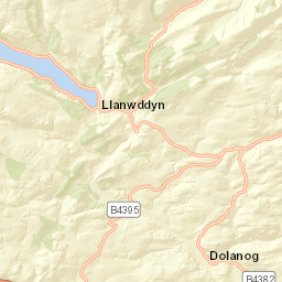 B4382, Llanfyllin, Powys SY22, UK Street Map
