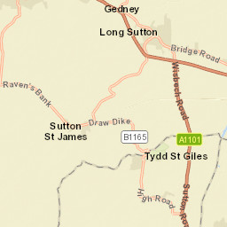 Long Sutton, Lincolnshire PE12, UK Street Map