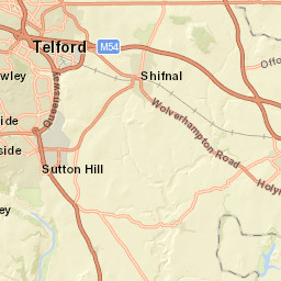 Silkin Way, Madeley, Telford, Telford and Wrekin Street Map