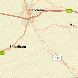 Station Rd, Dereham, Norfolk NR19, UK Street Map