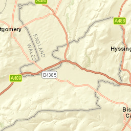 A490, Montgomery, Shropshire SY15 6BG Street Map